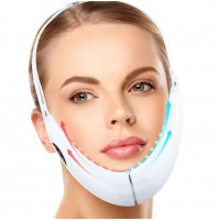 Smart LED Face Lift Massager, Photon Therapy for Slimming, Double Chin Removal - Skinny Face