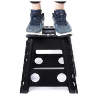 Compact, lightweight, portable stool, anti-slip step, 39 cm