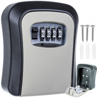 Safe, compact key holder with 4 digit code, for storage and transfer of AirBnb, Booking, car keys