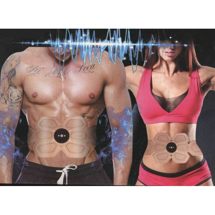 Electric pulse belt myostimulator for the abs abdominal muscles Shape A Perfect Figure Beauty Body Golden Belt