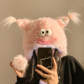 Funny, warm, wacky 3D Gogo Mogo hat with a funny face