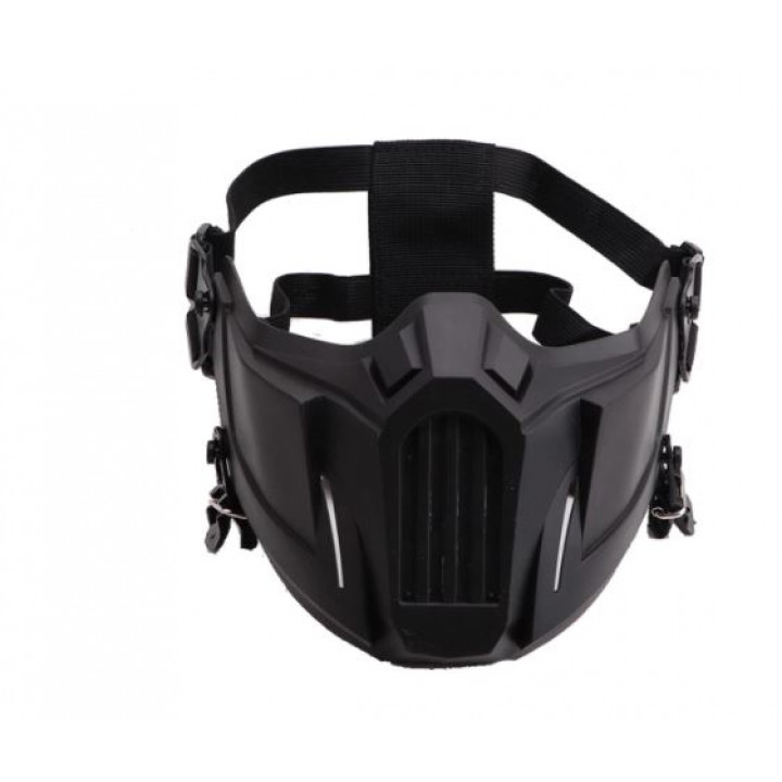 Protective hard floor mask against dust, wind, for athletes, skiers, cyclists, airsoft, airsoft, cosplay CS GO 1.6