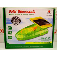 Childrens educational toy constructor on a solar battery Space boat Solar Spacecraft