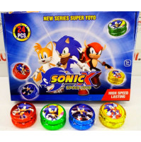 Childrens developing toy for coordination and dexterity, LED skilltoy YoYo - Sonic The Hedgehog