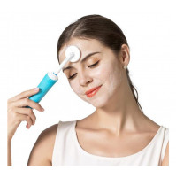 Водонепроницаемая IPX7 вибрационная ультразвуковая щетка массажер для чистки лица, пор, акне Sonic Electric Face Cleaner