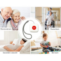 Беспроводная умная SOS кнопка экстренного вызова Zigbee или Wifi для пенсионеров, людей с ограниченными возможностями, лежачих пациентов, инвалидов