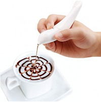 Spice Pen pildspalva zīmēšanai uz kafijas, Latte Art