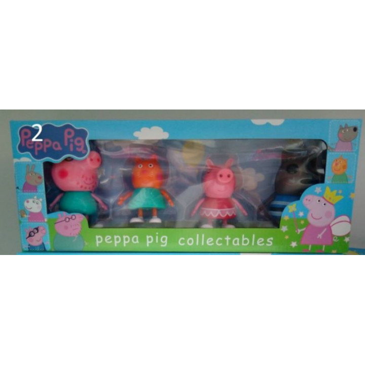 Set of collection figures from the cartoon 