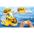 Childrens interactive toy, real submarine, radio-controlled submarine for playing in the bath, pool, pond