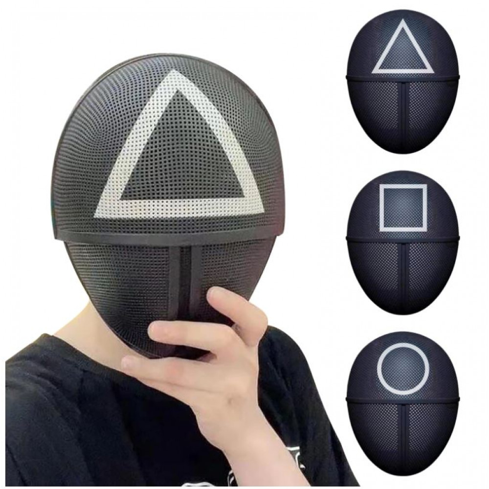 Full Guards Mask - Triangle, Circle, Square and Game - Sikumi.lv. Gift Ideas