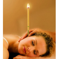 Ear candles for children and adults, with essential oils for migraines, headaches