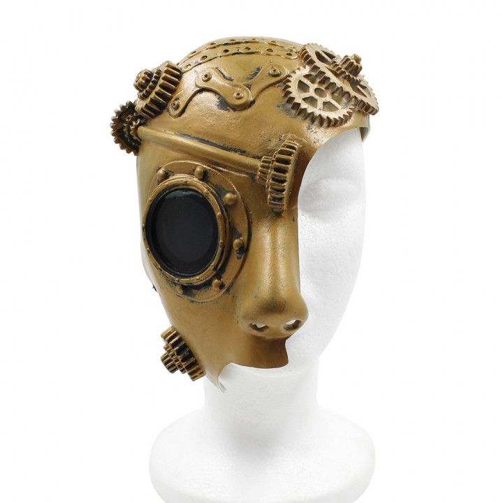 Steampunk Steampunk Carnival Party Latex Mask