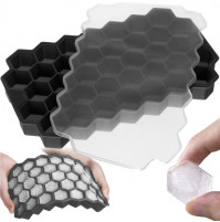 Силиконовая шестиугольная форма для изготовления льда, конфет - Пчелиные соты