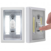 High-quality wireless LED lamp lantern with a switch for giving, home, stairs, closet, 200 lumens