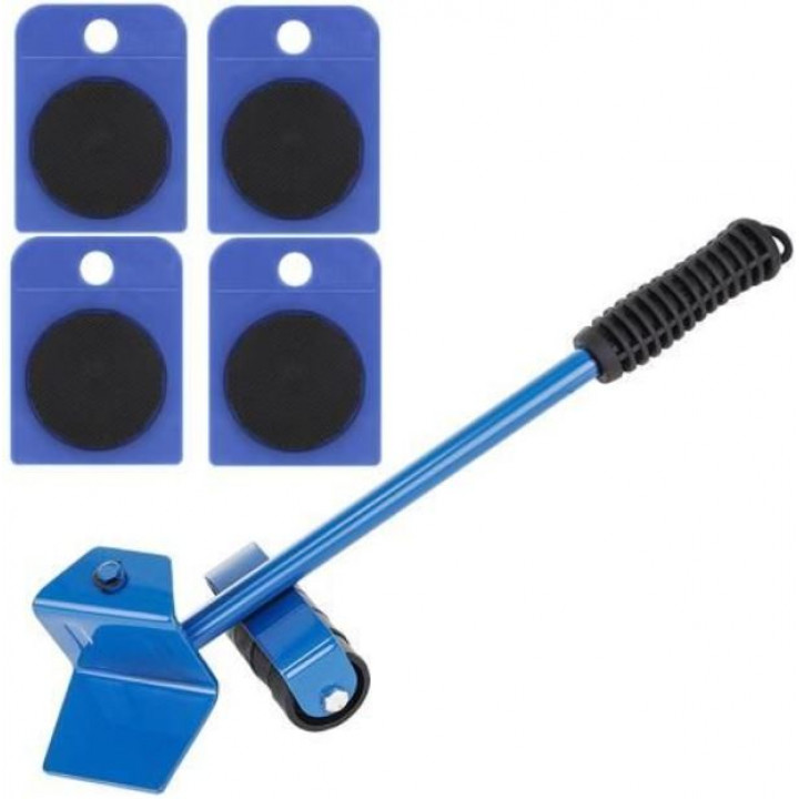 A set of rollers for lifting and moving transportation of furniture, weights, loads