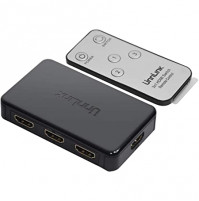 Three-channel HDMI Switch port with remote control