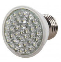 Economical light bulb with E27 socket and long thread, 20 LEDs, 5 W