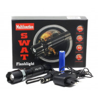 Ultra-bright Classic American Police Flashlight with Charger 12 24 V - Cree Q5