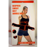 Neoprene double adjustable Velcro corset for fast weight loss, sports, fitness