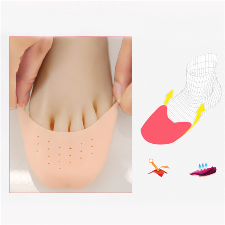 Anti-corn silicone shoe tabs for balley dancers