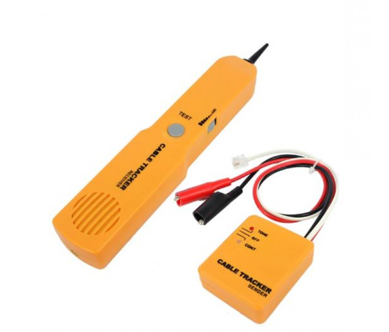 Durable Handheld Telephone Cable Tracker Phone Wire Detector RJ11 Line Cord Tester Tool Kit Tone Tracer Receiver Networking Tool