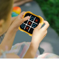 Portable, educational, electronic board game sensory Tic Tac Toe