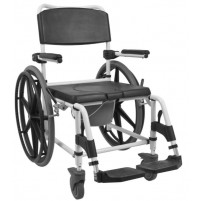 NOMA. Universālais invalīdu krēsls ar vai bez riteņiem  ar tualetes funkciju, var izmantot dušai