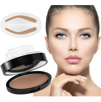 Set for creating, lining perfect eyebrows, powder stamp 3 Second Brow Eyebrow Stamp