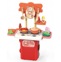 Childrens play kitchen Suitcase Transformable