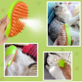 Massage steam comb for dog and cat grooming, home pet spa