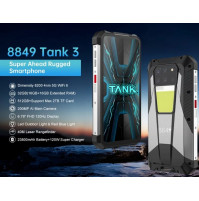 Противоударный смартфон Unihertz Tank 3, 32 + 512 Гб, водонепроницаемый IP69K, встроенный прожектор, самая большая батарея 23800 мАч, NFC, 4 камеры 200 Мп, лазерный дальномер