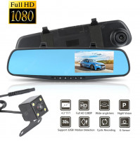 Rearview camera recorder for car parking