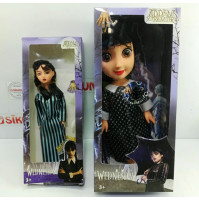 Collectible childrens interactive toy, Wednesday doll from The Addams Family