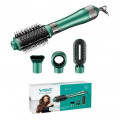 Electric comb 220 V, hair dryer, multifunctional styler VGR 4 in 1 with replaceable attachments