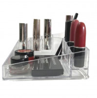 Capacious compact acrylic organizer for cosmetics, varnish, lipstick, shadows