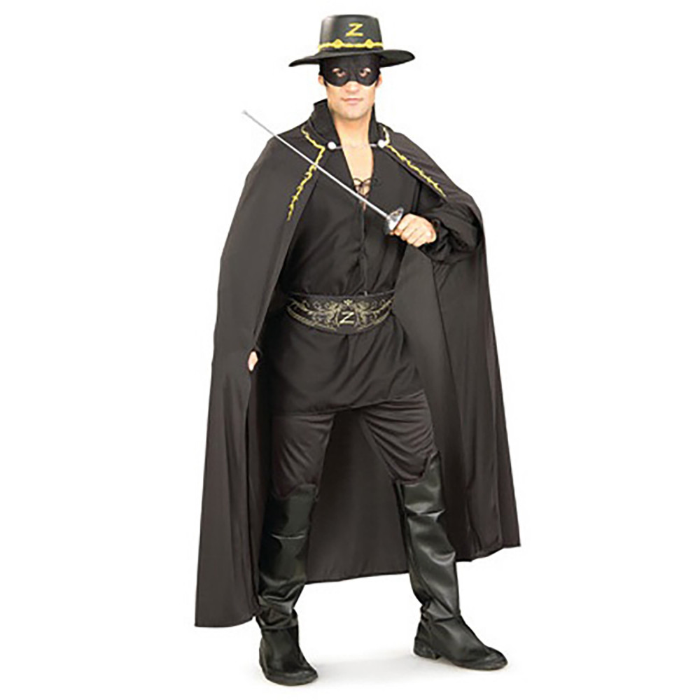 Mens Zorro Costume for Parties and Carnivals